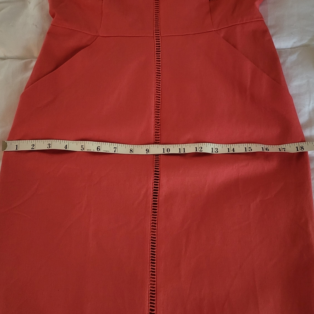 J.Crew dress linen orange size 4nwt - Picture 7 of 16